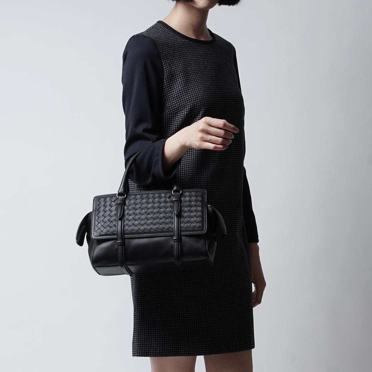 ボッテガヴェネタ BOTTEGA VENETA ハンドバッグ/NAPPA /ネロ ブラック系396448 vauq1 1000 レディース 