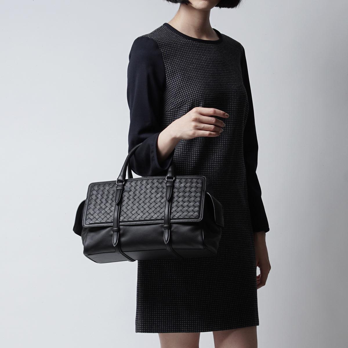 BOTTEGA VENETA/ ハンドバッグ/NAPPA /ネロ ブラック系396449 vauq1 1000 レディース
