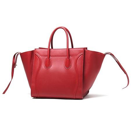 セリーヌ CELINE レザー ハンドバッグLUGGAGEラゲージ ファントム Red 16995 3mcc 27ed レディース