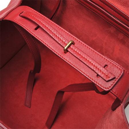 セリーヌ CELINE レザー ハンドバッグLUGGAGEラゲージ ファントム Red 16995 3mcc 27ed レディース