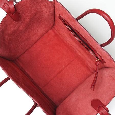セリーヌ CELINE レザー ハンドバッグLUGGAGEラゲージ ファントム Red 16995 3mcc 27ed レディース