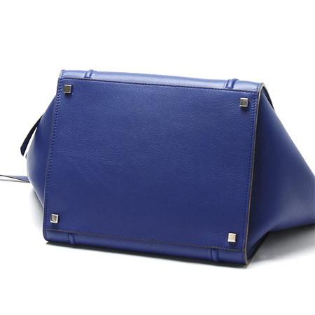  セリーヌCELINEハンドバッグLUGGAGE PHANTOMラゲージファントム LEATHER INDIGO ブルー系16995 3mcc o7in レディース