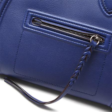  セリーヌCELINEハンドバッグLUGGAGE PHANTOMラゲージファントム LEATHER INDIGO ブルー系16995 3mcc o7in レディース