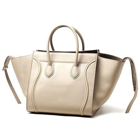 セリーヌ ハンドバッグLUGGAGE PHANTOMラゲージ ファントム LEATHER Beige 16995 3mcc 02bg レディース