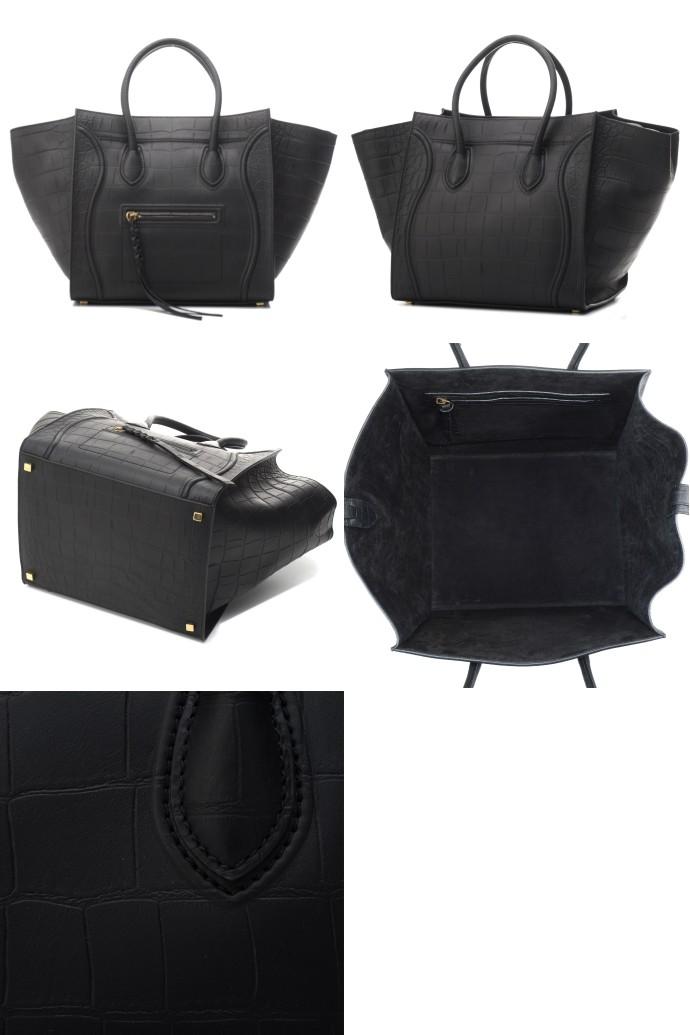 セリーヌバッグ スモールスクエアラゲージ SMALL SQUARE LUGGAGE ハンドバッグ 16995 3LCF 38NO