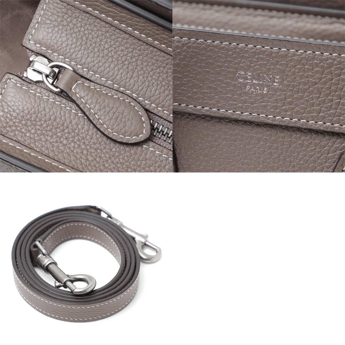 CELINE  セリーヌ ハンドバッグ 2WAYLUGGAGE Nano ラゲージ ナノ レディース 18924-3dru-09so