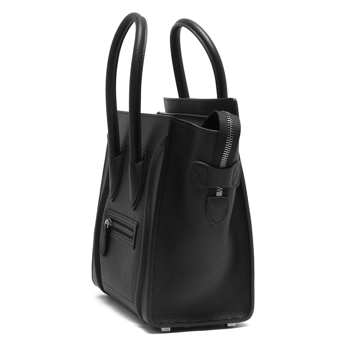 セリーヌバッグ  CELINE ハンドバッグ ラゲージLUGGAGE マイクロMICRO ブラック 18979 3DRU 38NO レディース
