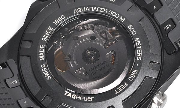 タグ・ホイヤーアクアレーサー キャリバー５ ５００Ｍ フルブラック WAJ2180.FT6015