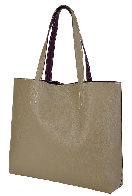 エルメス ルーブルサンス 紫×グレー he-ba-8859
