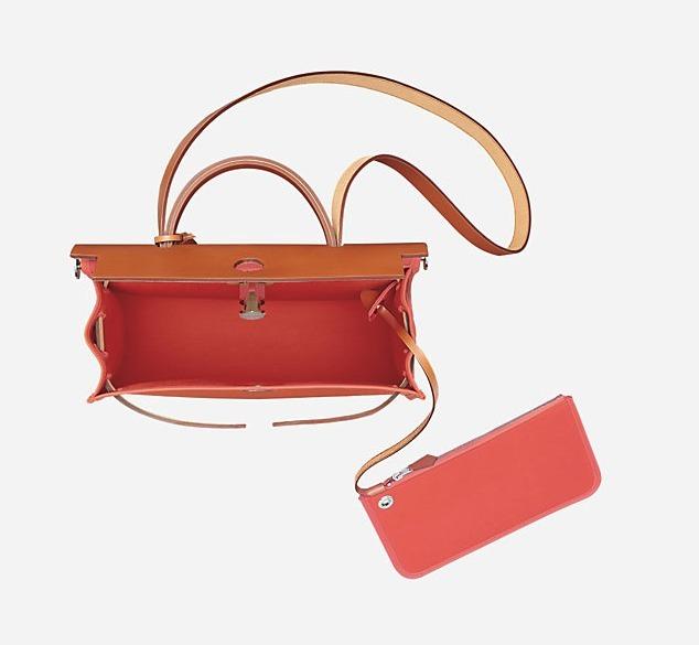 エルメス HERMES Herbag Zip エールバッグ・ジップ31/ローズアザレ he-ba-8111