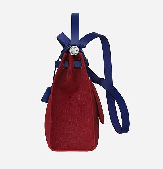 HERMES Herbag Zip/エールバッグ・ジップ31/rouge grenat he-ba-8129