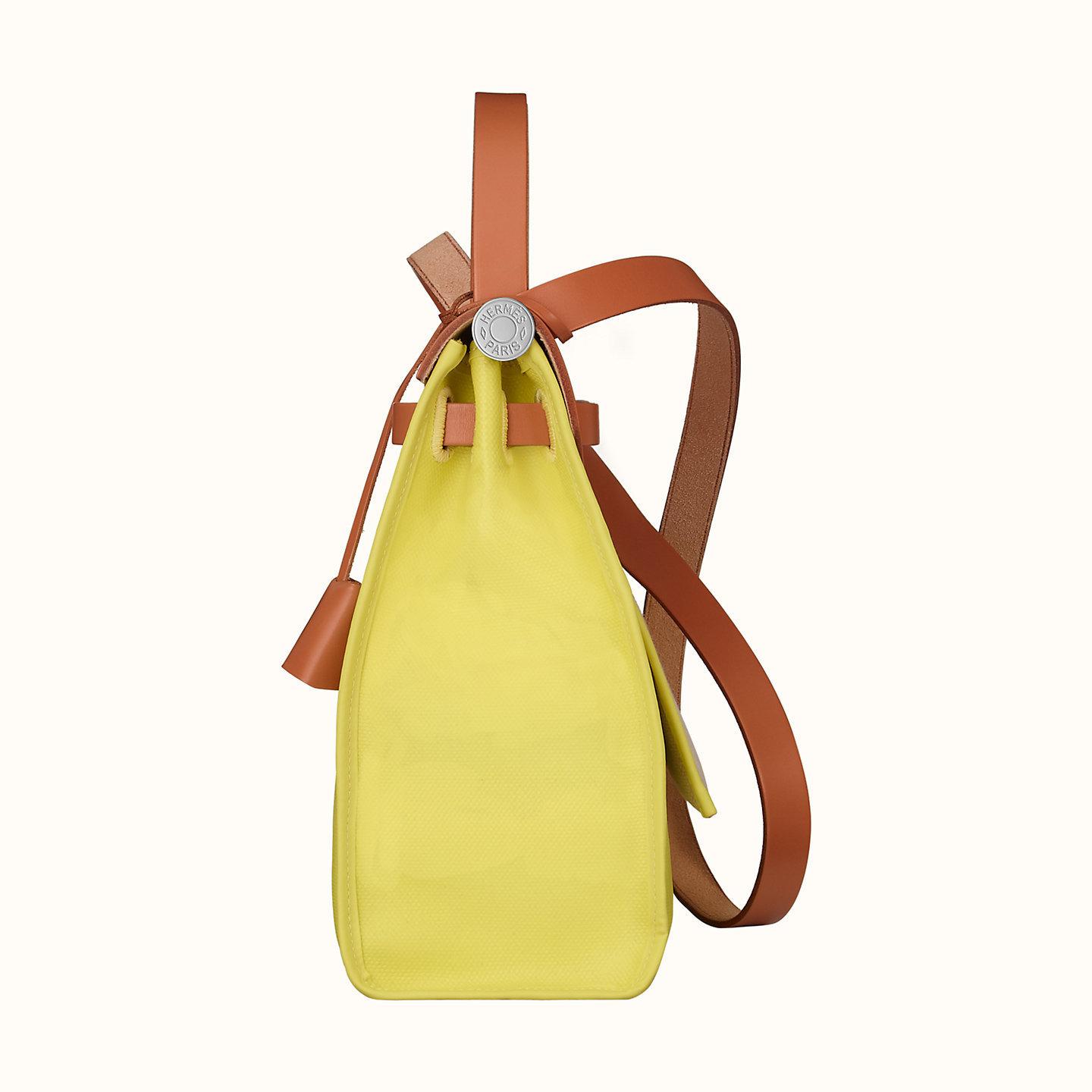 HERMES Herbag Zip 31 Lime エールバッグ ジップ 31 ライム he-ba-8126