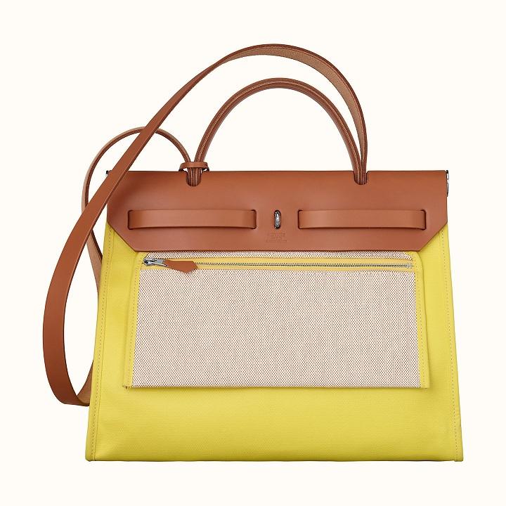 HERMES Herbag Zip 31 Lime エールバッグ ジップ 31 ライム he-ba-8126