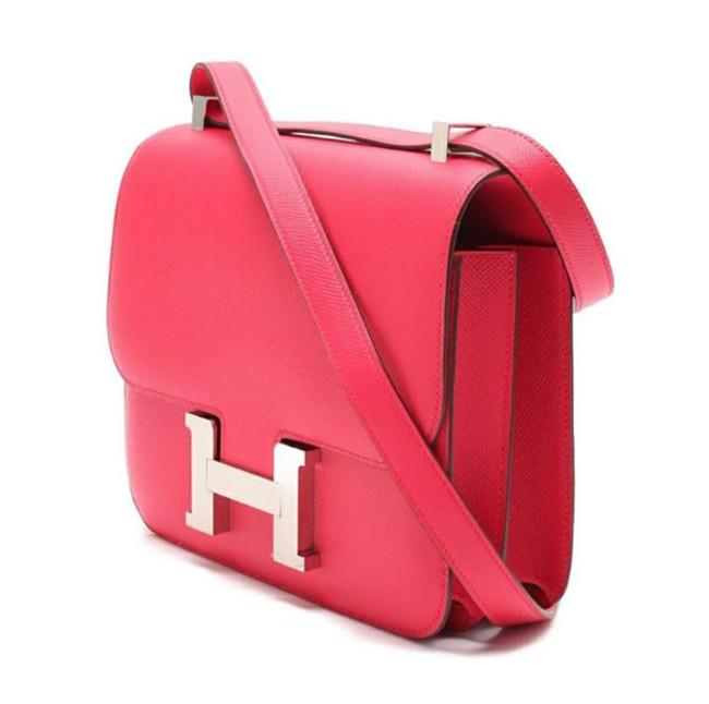 エルメス コンスタンス3 ミニ18 ショルダーバッグ タデラクト パラジウム金具 ルージュヴィフ レッド 赤 HERMES レディース he-ba-4789