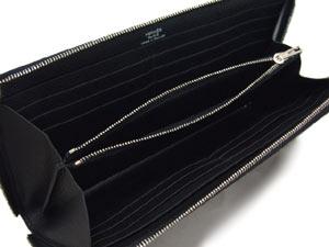 エルメスアザップロング黒×シルバー金具 he-ac-1355 
