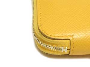 エルメスアザップ ロングイエロー×シルバー金具 he-ac-1500 