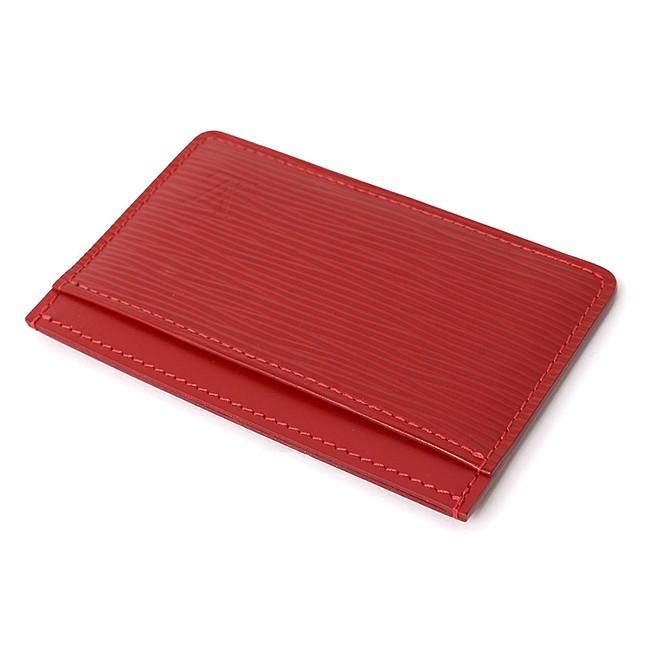 ルイヴィトン LOUIS VUITTON LV　ポルト カルト・サーンプル カードケース コクリコ エピレザー m60721