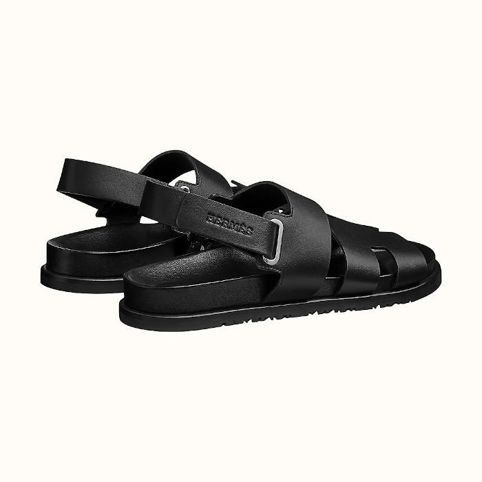 HERMES カーフスキン バックストラップ サンダル TAKARA  H191382ZH02400