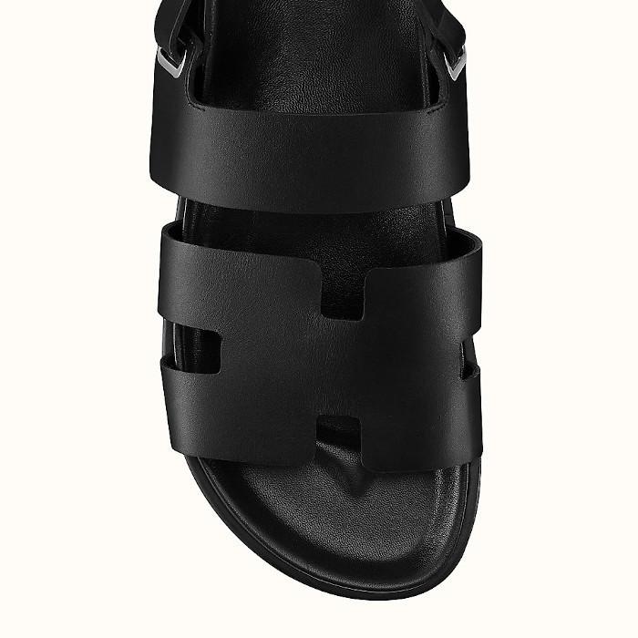 HERMES カーフスキン バックストラップ サンダル TAKARA  H191382ZH02400