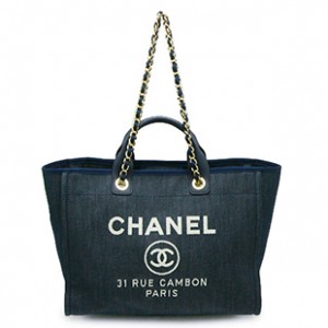 シャネル CHANEL チェーン A66941 DENIMトートバッグ ショルダーバッグ
