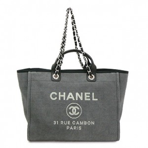 シャネル CHANEL チェーンA66941 GREY トートバッグ  ショルダーバッグ