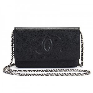 シャネル CHANELバッグ レディース チェーンウォレット 財布 ショルダーバッグ チェーンバッグ ブラック A48654 BLACK