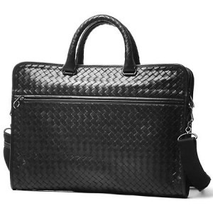 ボッテガヴェネタ BOTTEGA VENETA レザーブリーフケース（2WAY仕様） ブラック 248395 vq131 1000ssメンズ