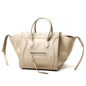 セリーヌ ハンドバッグLUGGAGE PHANTOMラゲージ ファントム LEATHER Beige 16995 3mcc 02bg レディース