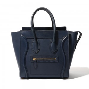  CELINE セリーヌ ラゲージ マイクロショッパー ハンドバッグ レザー 本革 168243 SZP 1103