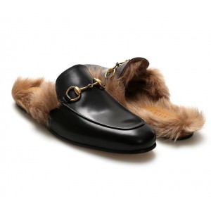 グッチ GUCCI_メンズ プリンスタウン レザースリッパ 397647 DKHH0 1063