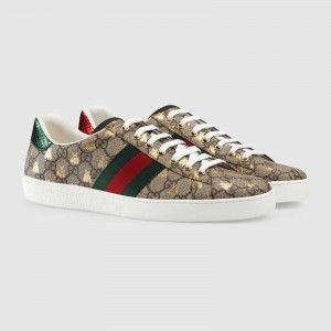 GUCCI エース ビー（ハチ） GGスプリーム スニーカー 548950 9N050 8465