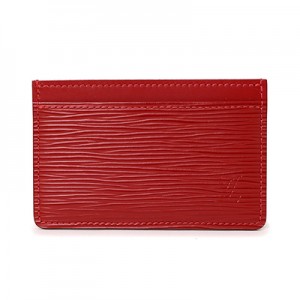 ルイヴィトン LOUIS VUITTON LV　ポルト カルト・サーンプル カードケース コクリコ エピレザー m60721