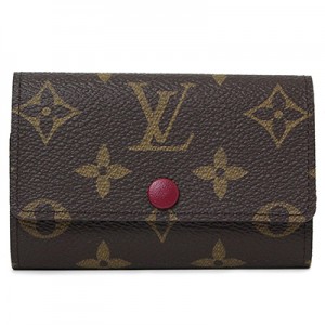 ルイ・ヴィトン LOUIS VUITTON キーケース メンズ レディース モノグラム ミュルティクレ6 フューシャ M60701