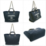 シャネル CHANEL チェーン A66941 DENIMトートバッグ ショルダーバッグ