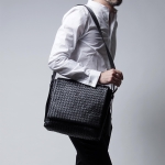 ボッテガヴェネタバッグ BOTTEGA VENETA ショルダーバッグ LEGGERO NERO ブラック系 406275 vq131 1000 メンズ