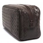 ボッテガヴェネタバッグ BOTTEGA VENETA セカンドバッグ メンズ レザー ダークブラウン 244706 V4651 2040 EBANO