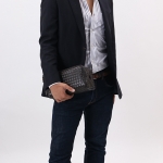 ボッテガヴェネタバッグ BOTTEGA VENETA セカンドバッグ メンズ レザー ダークブラウン 244706 V4651 2040 EBANO