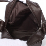 ボッテガ・ヴェネタ BOTTEGA VENETA イントレチャート 斜め掛け ショルダーバッグEBANO (ダークブラウン) 163313 V4651 2040