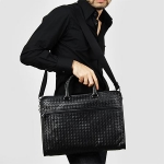 ボッテガヴェネタ BOTTEGA VENETA レザーブリーフケース（2WAY仕様） ブラック 248395 vq131 1000ssメンズ