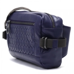ボッテガヴェネタ BOTTEGA VENETA ウエストバッグ イントレチャート 【INTRECCIATO】 アトランティックブルー 368899 VQ121 4169 メンズ
