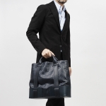 ボッテガヴェネタ/BOTTEGA VENETA トートバッグ/LEGGERO /プリュッセ ブルー系 374391 vq136 4058 メンズ