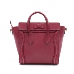 CELINE  ラゲージ ナノショッパー ハンドバッグ レザー  2WAY 168243​