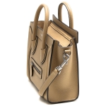 セリーヌ  CELINE ハンドバッグショルダーバッグ ラゲージLUGGAGE ナノNANO デューンベージュ 284000 3DRU 03UN レディース
