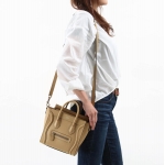 セリーヌ  CELINE ハンドバッグショルダーバッグ ラゲージLUGGAGE ナノNANO デューンベージュ 284000 3DRU 03UN レディース