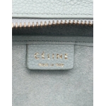 セリーヌ  CELINE ハンドバッグ ショルダーバッグ ラゲージ ナノショッパー 水色 レザー 2WAY レディース 18924