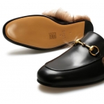 グッチ GUCCI_メンズ プリンスタウン レザースリッパ 397647 DKHH0 1063