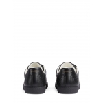 GUCCIシューズ エース GGブラックレザー ロートップスニーカー 625787 1XK10 1000