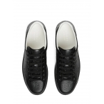 GUCCIシューズ エース GGブラックレザー ロートップスニーカー 625787 1XK10 1000