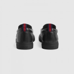 グッチ GUCCI GGスプリームキャンバス*ウェブタブブラックスニーカー 407362 KWZK0 1082