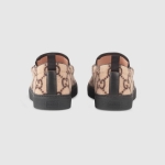 GUCCI メンズ GGウール レザー トリム スリッポンスニーカー 407363 G3870 9769